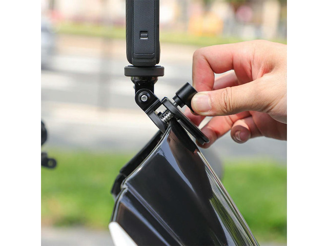 Motorcycle Windshield Clip Aluminum Alloy Mount Motorbike Windscreen Clamp Mount Bike Windshield Camera Clip for Action 4