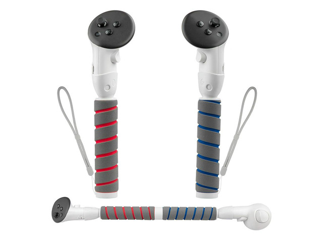 VR Sticks Controller Grips Dual Handles Extension Grips VR Handle Extender Extension Grips for Quest 3S/Quest 3 Controller
