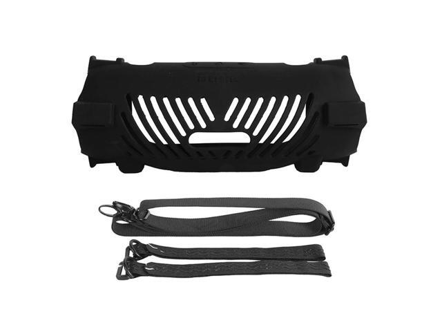 Silicone Case with Shoulder Strap Travel Soft Cover Protective Skin Case for Charge 6 BT Speaker