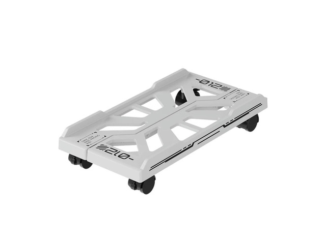 Adjustable Mobile CPU Holder Under Desk Computer Tower Stand with Caster Wheels CPU Tower Holder for Gamers and Students