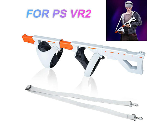 For VR2 Controller Holster Handle Toch Controller Grip Shooter Magnetic Gun Stock VR Controller Case for PSVR2