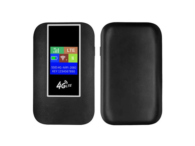 4G LTE Hotspot 2100mAh 150Mbps Pocket Mobile Hotspot Type-C with SIM Card Slot Mini Outdoor Hotspot for Car Travel