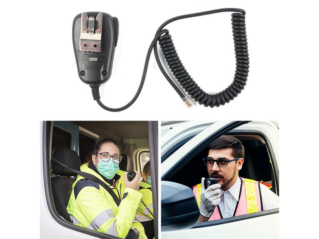MH-48 Microphone Speaker 4 Programmable Keys 6 Pin DTMF Radio Speaker Mic Radio Microphone for Yaesu FT-8800R FT-8900R