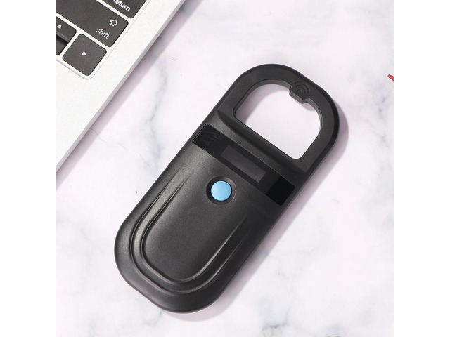 Micro Chip Reader Rechargeable Pet ID Reader 134.2kHz 125kHz with Stable OLED Display for ISO 11784/11785 FDX-B and ID64