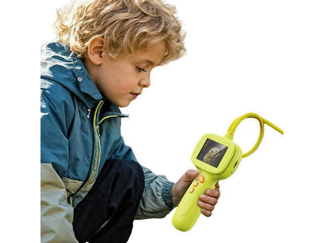 Kids Endoscope 2MP Borescope Snake Camera Nature Exploration Inspection Camera Birthday Gifts for Kids 4 5 6 7 8 9 10 Years Old