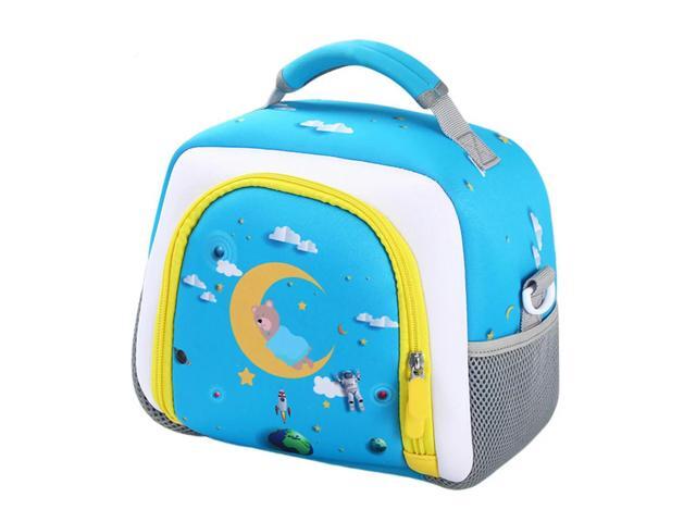 Carrying Case Bag with Side Mesh Pocket Bag Double Zipper Protective Case for Toniebox Audio Player Starter Set