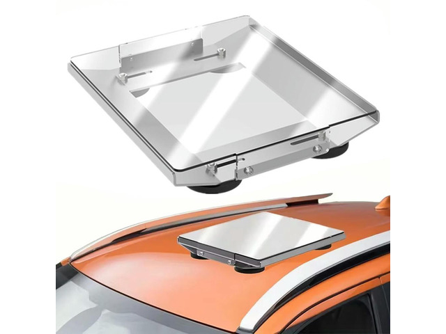 For Mini Flat Roof Mounting Kit Aluminum Build with High-Strength PC Cover Plate Magnetic Roof Mount for Truck Boat RV