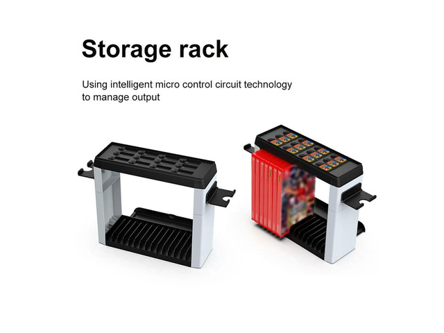Multi-Function Console Stand for NS OLED Game CD Disc Controller Holder