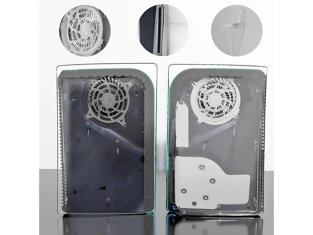 Face Plate With Cooling Hole Console Protection Shell Anti-Scratch Face Plate Cover Shell Skin Case for PS Console Disc Edition