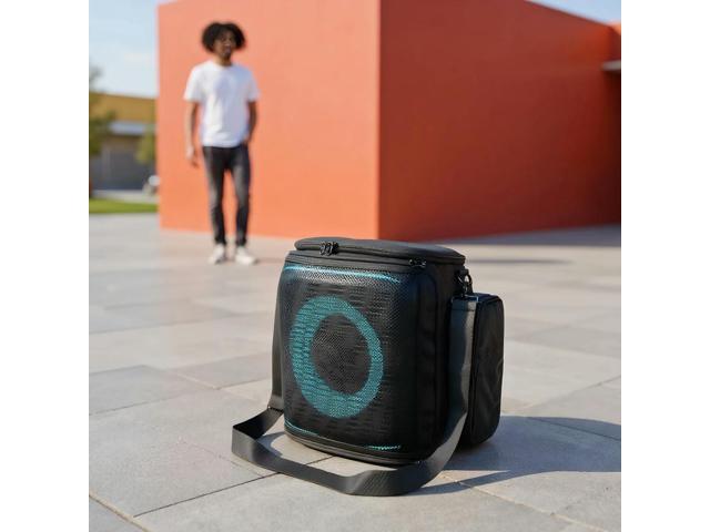 For JBL PartyBox Encore2 Speaker Dust Cover Large Capacity Protective Bag Zipper Closure Mesh Fabric Speakers Carry Case
