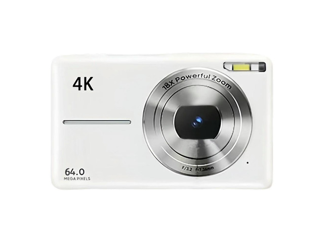 Kids Digital Camera 16X Zoom Point and Shoot Camera 64MP 1080P 2.4inch Screen Compact Small Camera for Teens Boys Girls Seniors