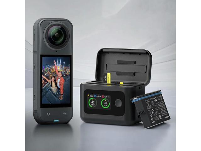 For X5 Fast Charging Case LCD Display Charging Box Charger Action Camera Accessories