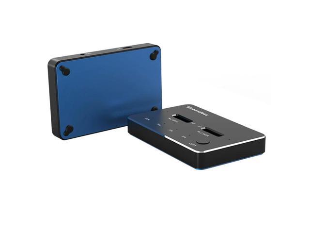 USB 3.1 Dual-Bay SSD Docking Station M.2 SATA NVME Solid State Drive PC Reader Usb EU External Box Enclosure Case