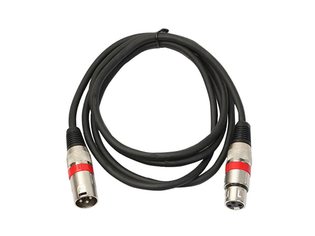 10pcs Stage Cable Male To Female 3 Pin Signal Wire Connection Cable XLR Connector Wire Cord for Power/Headphone Amplifier Mixer