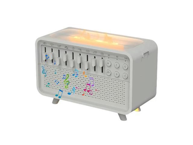 White Noise Sound Machine Essential Oil Diffuser with BT Speaker and Night Light Aroma Diffuser for Adults Sleeping