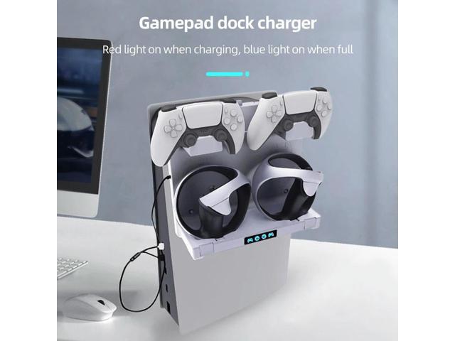 Controller Charger Hanging Controller Charging Cradle Earphones Bracket With Display Light for PS VR2