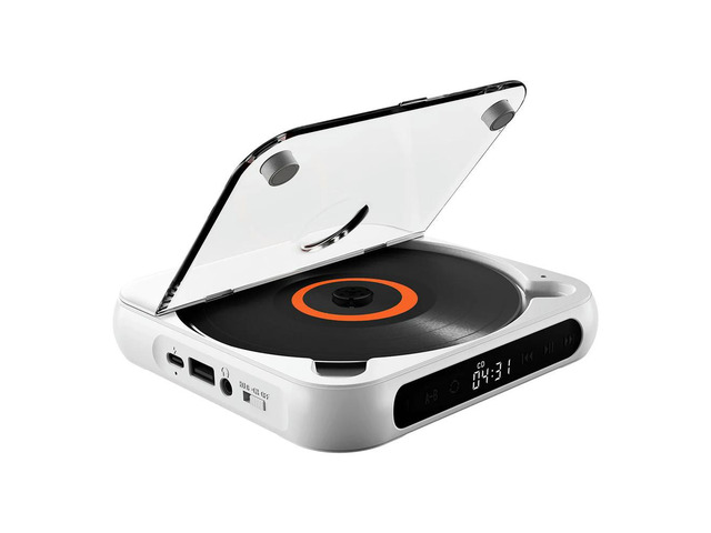 Sound Speaker Bluetooth-Compatible CD Player LCD Screen Car CD Player A-B Repeat USB AUX Playback Gift For Friend Family