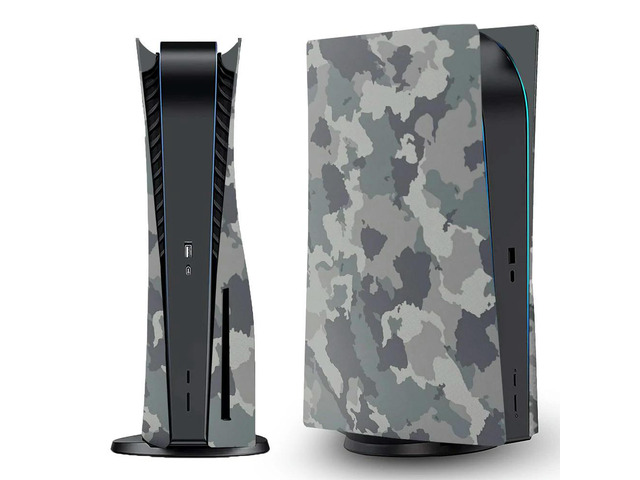 Camouflage Game Console Shell Cover Anti-fingerprints Game Console Cover Frosted Surface Waterproof for Console Disc Version