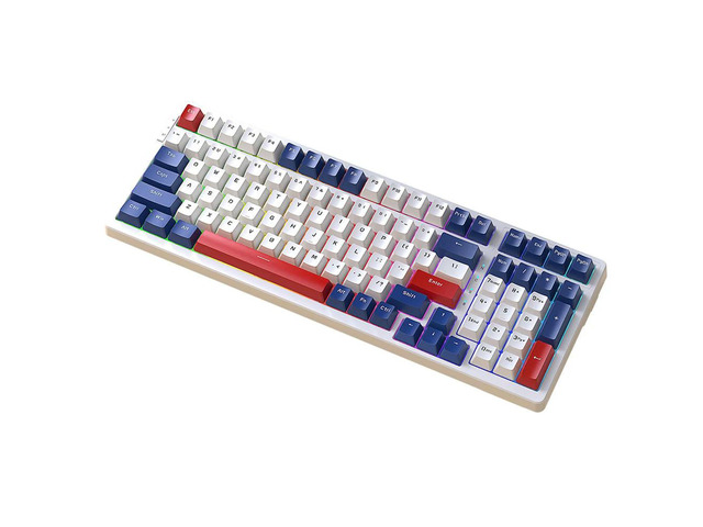 K98 Gaming Gamer Keyboards Triple Mode Mechanical Gaming Keyboard for Desktop PC