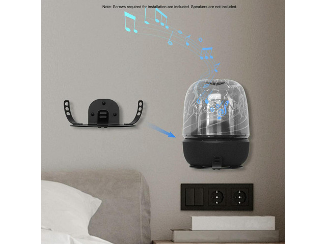 Speaker Wall Mount Adjustable Duty Speaker Mount Mounting Brackets for Harman Kardon Aura Studio 5 Speakers