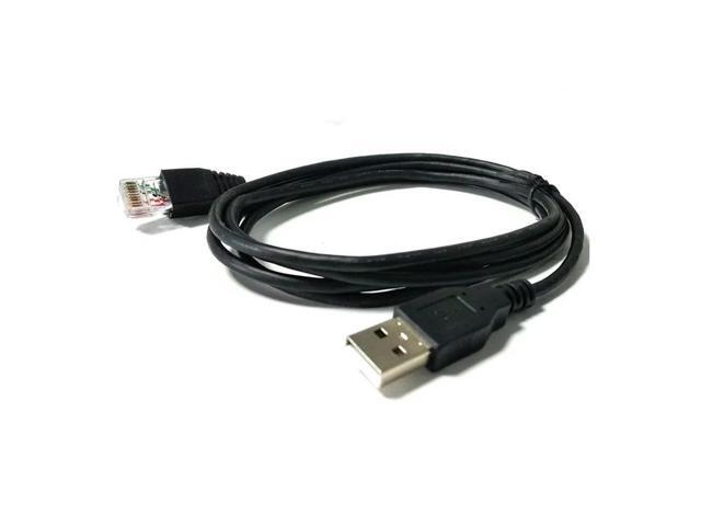 3X USB To RJ50 Console Cable AP9827 For APC UPS 940-0127B 940-127C 940-0127E With Molded Strain Relief Boot,1.8M