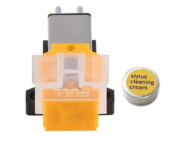 AT91 Magnetic Cartridge Stylus+Cleaning Glue Kit LP Vinyl Record Player Needle For Turntable Phonograph Platenspeler