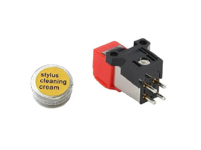 LP Vinyl Record Player AT91R Magnetic Cartridge Stylus+ Cleaning Glue Kit Needle For Turntable Phonograph Platterspeler