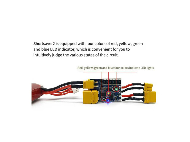 Shortsaver2 Shortsaver V2 Anti-Short Circuit Protector Power Button Switch Electronic Fuse To Prevent Short-Circuit Over-Cu