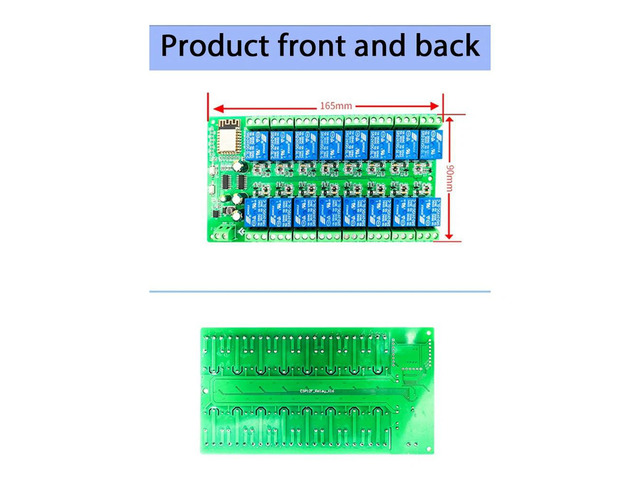 ESP8266 16 Channel Relay Module ESP-12F Development Board Power, 16 Way Relay Module, Supply Mode