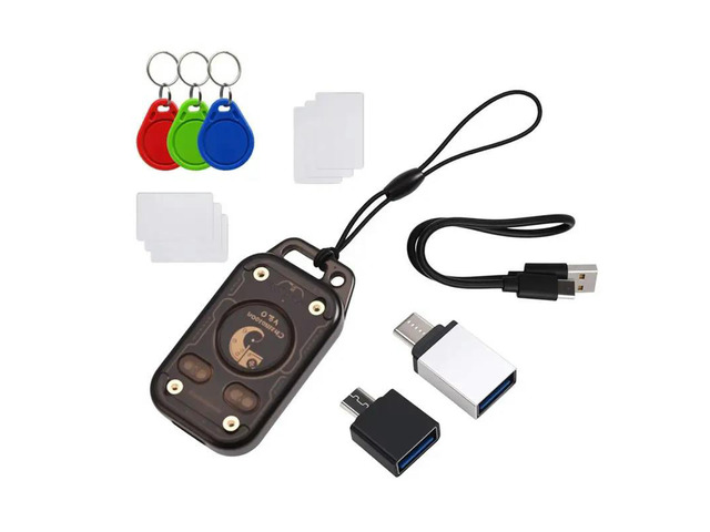 Chameleon V3.0 125K 13.56M RFID Chip Reader Card ID IC Tag Copyer Read Write+3Xuid Keychain+3Xuid Card+3Xcuid