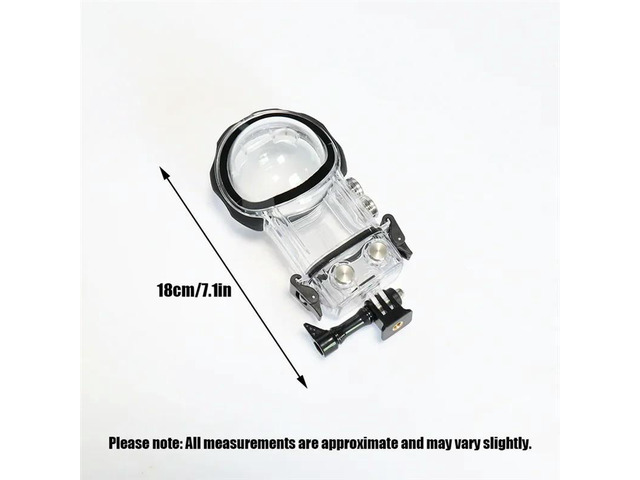 Dive Case For X3 Invisible Waterproof Case,360° Panorama Camera Accessory, Dive Case With 40M Depth