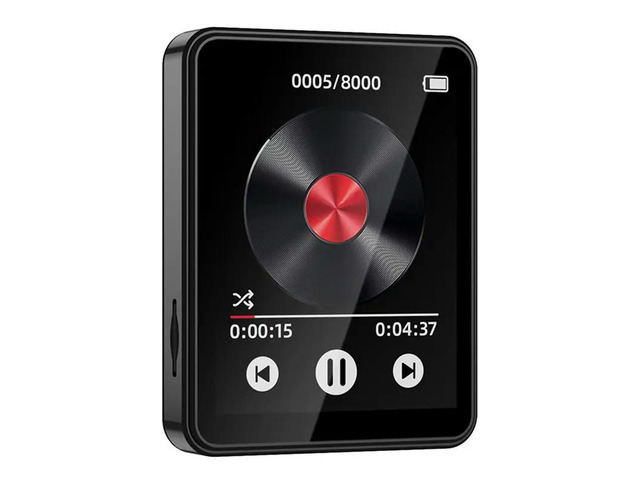 Bluetooth MP3 Player 2.4 Inch Touch Screen Hifi Music Player Support 128G Expansion Built-In Speaker With E-Book/Video