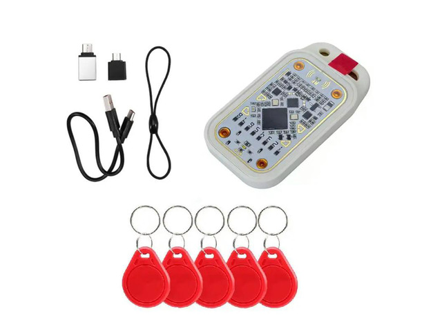 Chameleon V3.0 RFID Chip Emulator Reader Writer ID IC 125Khz 13.56Mhz Card Tag Copyer +5Xuid Keychain