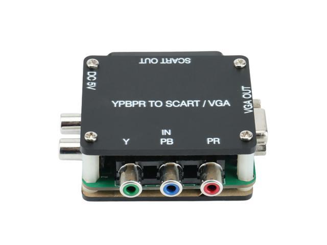 YUV TO RGBS YPBPR to SCART YPBPR TO VGA Component Transcoder Converter Game Console, RGBS to Color Difference Component