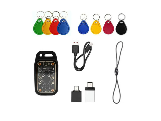 Chameleon V3.0 Acrylic RFID Chip Reader+ 8PCS UID/CUID Keychain 125Khz 13.56Mhz ID IC Card Tag Copyer Copier