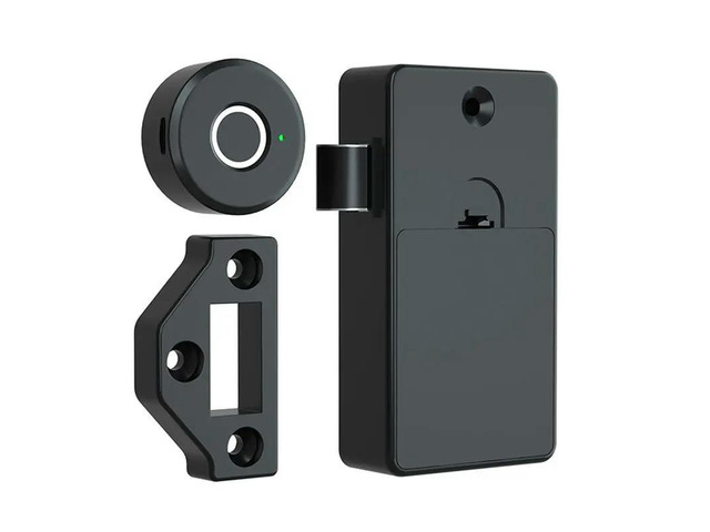 Tuya Keyless Biometric Fingerprint Lock Drawer Lock Cabinet Lock BLE Enabled Drill-Free Installation