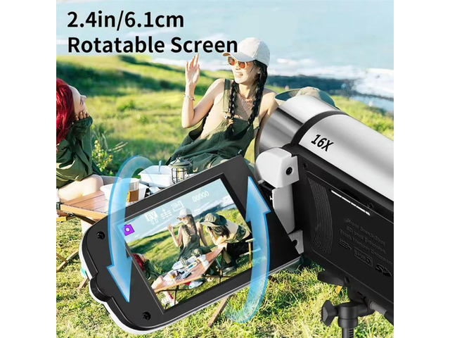 1080P HD 16X Digital Zoom Digital Camera LED Light Digital Camera Digital Camera For Vlog Travel Camera Hiking