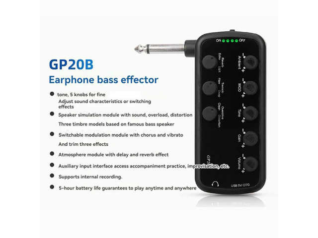 Amplifier Effects Headphone Amplifier Plug And Play Musical Instrument