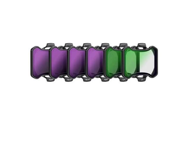 For Avata 2 6 Pack ND UV CPL Filter Set Snap On Neutral Density Filters Including ND8 ND16 ND32 ND64