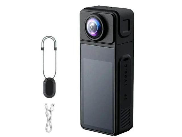 270° Rotatable Lens 1080HD Action Camera 1.97' Display Sports Action Cam Wearable Vlog Recorder Thumb Action Camera