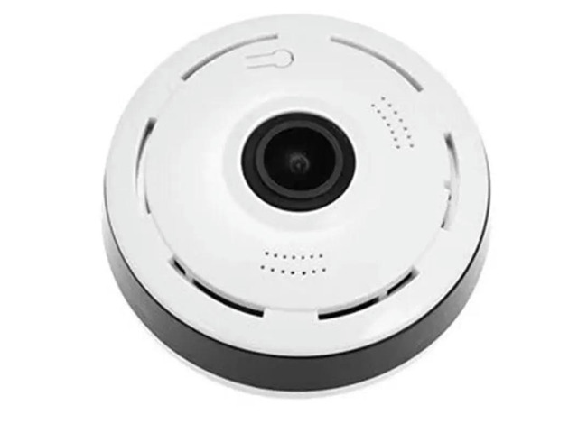Home Security Camera HD 3MP Panorama 360° Fisheye IP Cam Night Vision Surveillance Recording 32GB