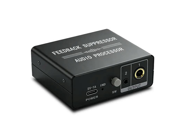 Mini Microphone Anti-Howling Feedback Suppressor Lossless ligent Audio Processor Mic Anti-Howling Frequency Shifter