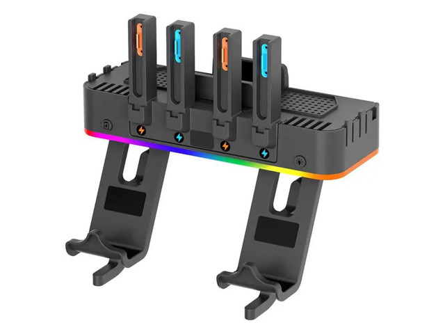 PG-SW2047 For Switch 1/2 RGB Wall Mount Multifunctional Wall Holder Lighting Controller Charging Hanger