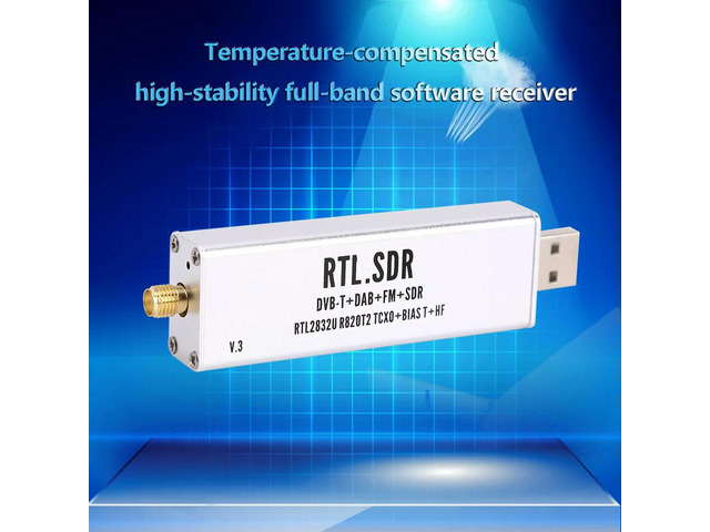For RTL-SDR Blog RTL SDR V3 R820T2 RTL2832U 1PPM TCXO SMA RTLSDR Software Defined Radio With Multipurpose Antenna