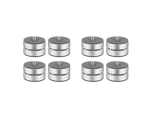8Pcs HIFI Audio Speakers Amplifier Preamp CD Player Anti-Shock Absorber Feet Pads Vibration Absorption Stands Spikes
