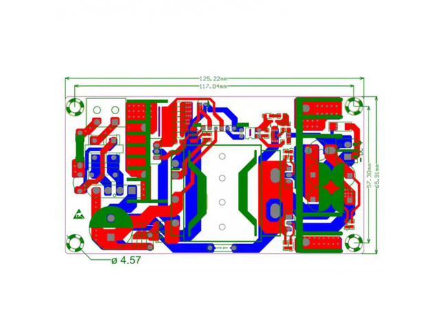 24V 9A Switching Power Supply Module 220W High-power Isolated Power Supply Bare Board AC110-245V to DC24V 9A Power Supply Board