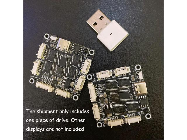 Four-channel Lens Stepper Motor Driver Module Stepper Motor Driver Electronic Speed Controller DC12V/Type-C Power Supply