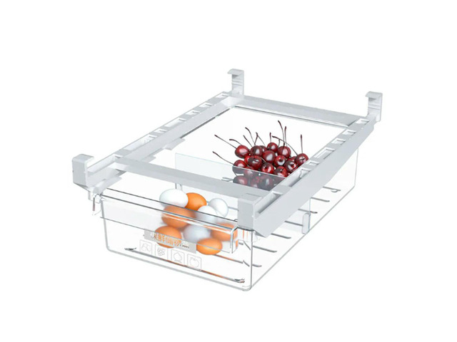 ReFridge Organizer Rack Refrigerator Shelf Pull-out Box Food Preservation Partition Container