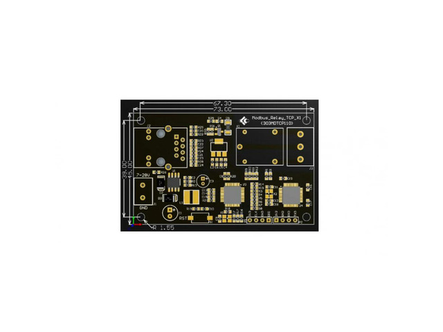 Modbus RTU Single-channel Network Relay Module Wired Ethernet Local Area Network Control Relay Support Secondary Development