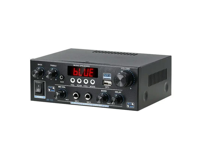 Max Power Speaker Hifi Digital Amplifier AK55 Channel Bluetooth Surround Sound AMP For Home Car BT 5.0 Audio AMP US Plug